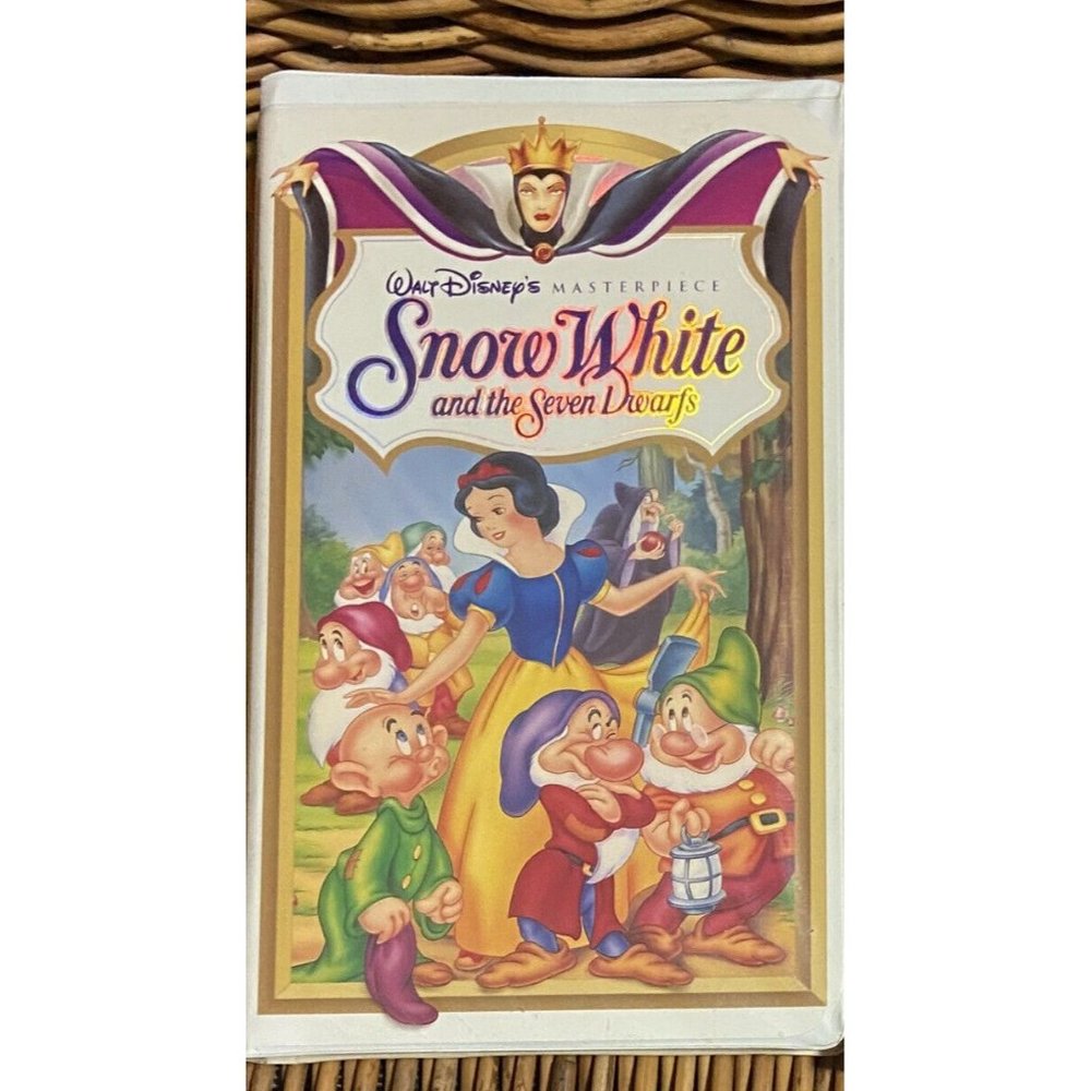 Snow White and the Seven Dwarfs VHS Walt Disney's Masterpiece Collection